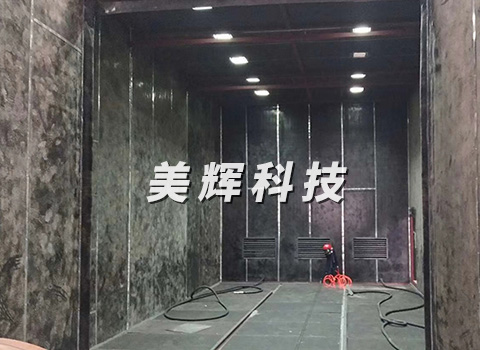 喷砂房内部图片展示
