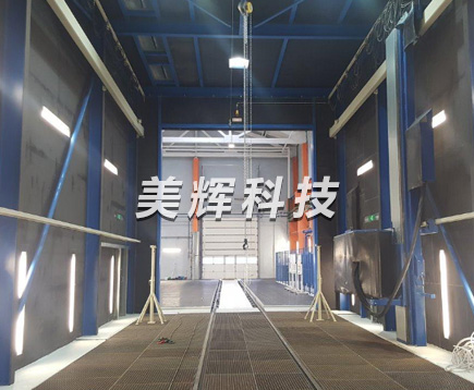大型机械回砂喷砂房